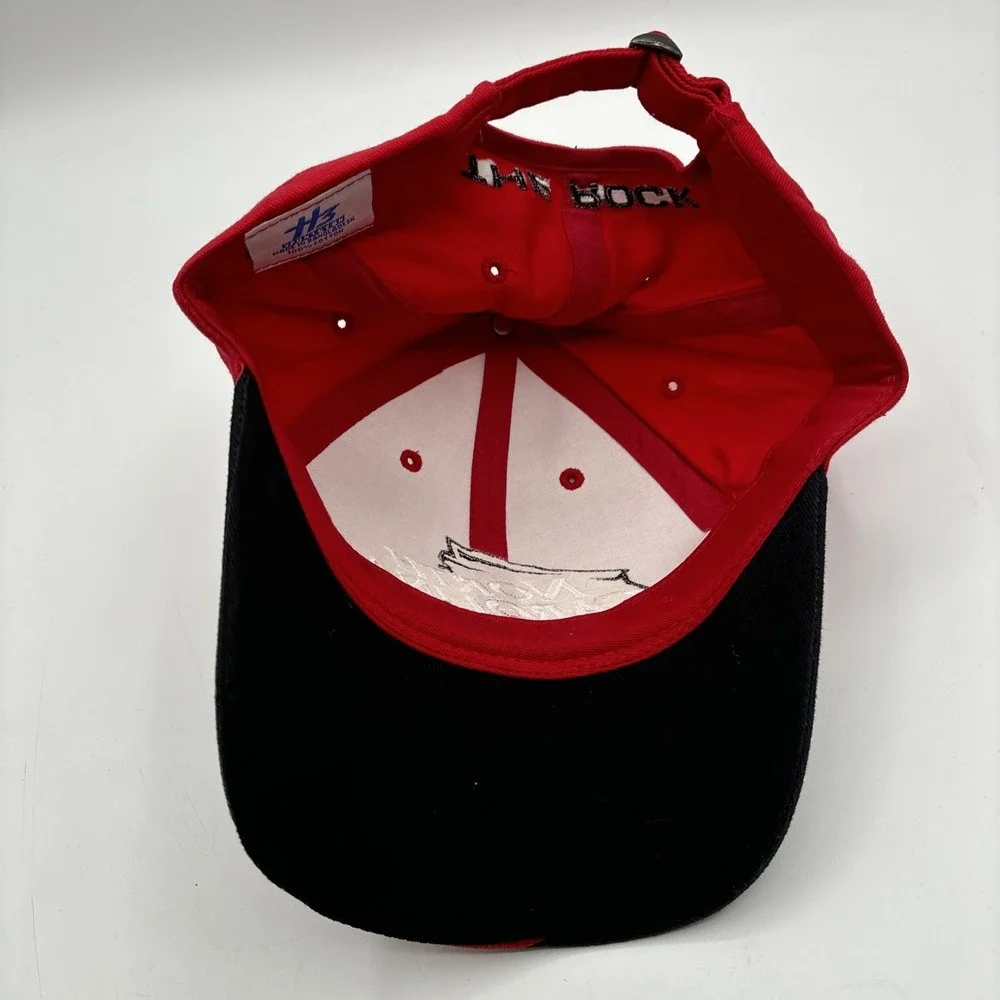 VTG The Rock North Carolina Motor Speedway‎ Rockingham Strapback Cap Hat H3